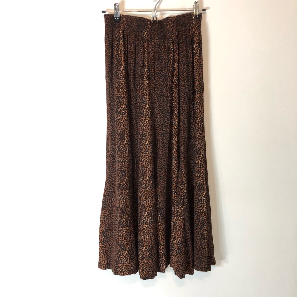 PETER POPOVITCH Leopard Print Skirt